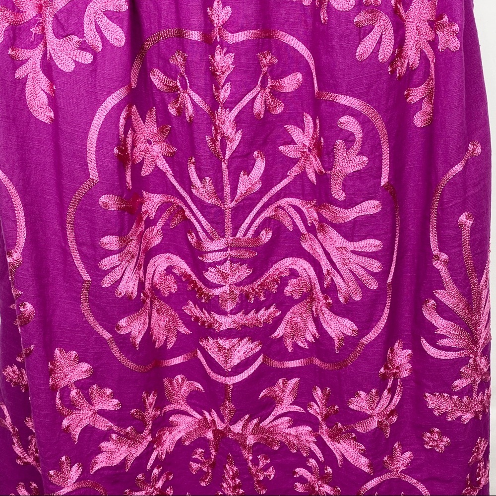 Free People NWT Small Fiona Embroidered Mini Dress - Picture 10 of 13